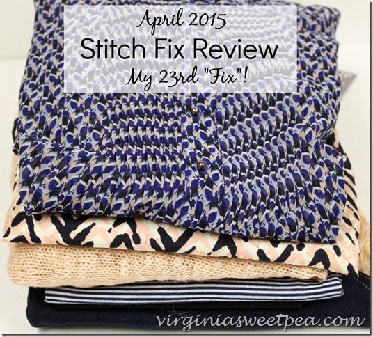 April 2013 Stitch Fix Review