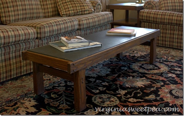 Late 1960's Coffee Table with State Top