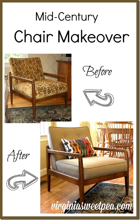 Mid-Century Chair Reupholstered