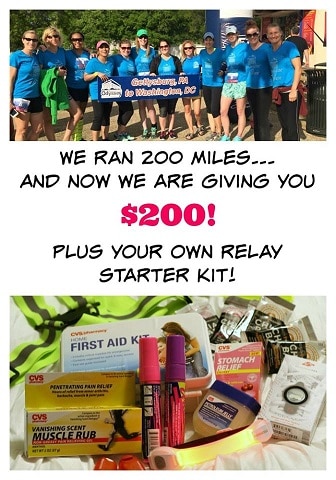 Giveaway!  Win $200 Cash + A Runner’s Kit