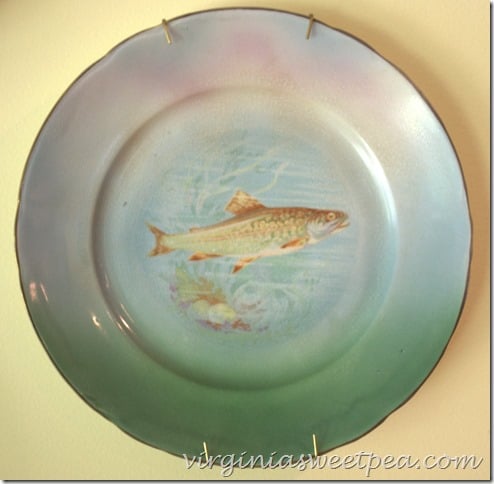 Antique Fish Plate