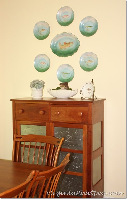 Antique Fish Platter and Plates