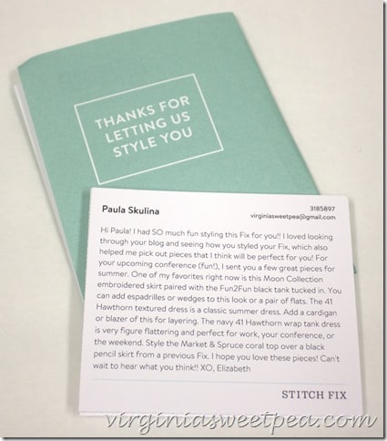 Stitch Fix for May 2015