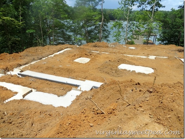 Footers Poured at our SML House