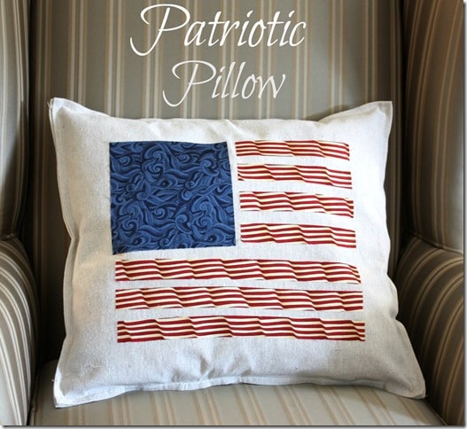patriotic-pillow-using-a-drop-cloth-and-quilting-fabric