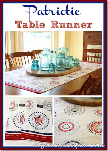 Easy Patriotic Table Runner 