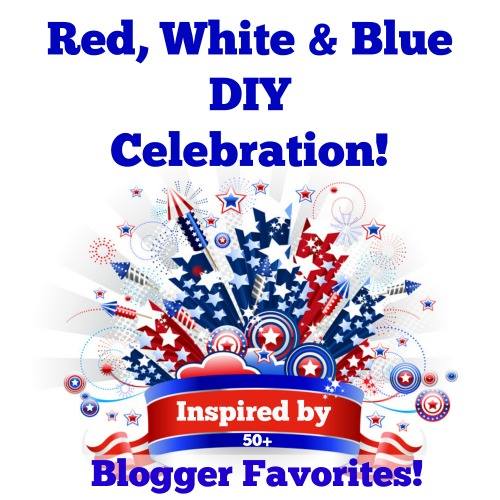 Red, White and Blue DIY Celebration - Get Inspired for July 4 by projects from bloggers.