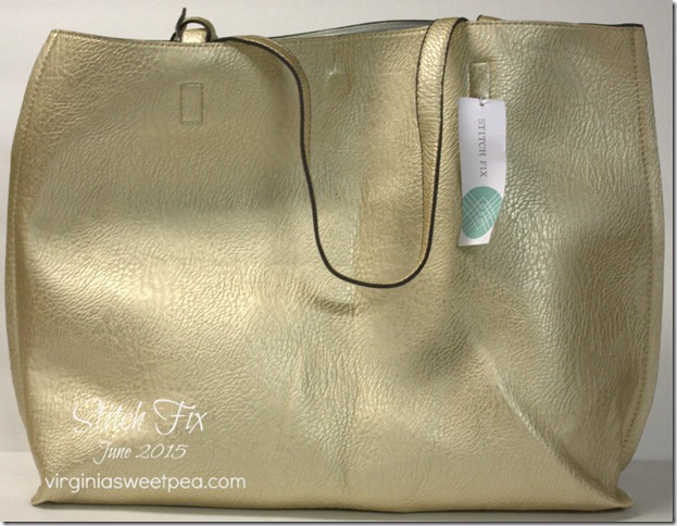 Stitch Fix #25 - This tote bag is reversible and comes with a smaller attached bag. virginiasweetpea.com #stitchfix