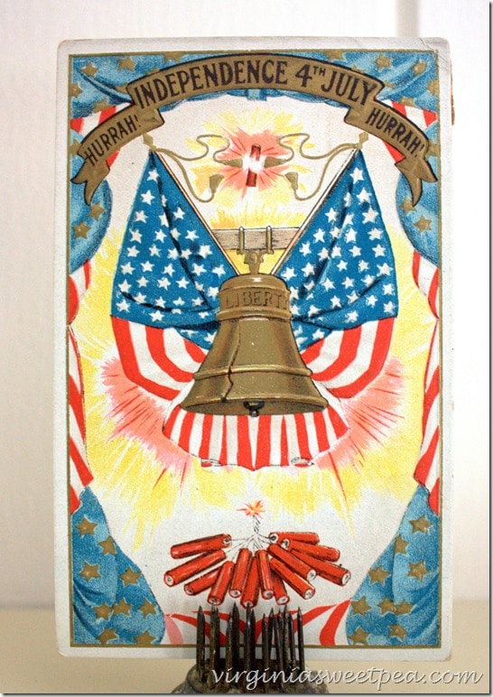 1907 Vintage 4th of July Postcard