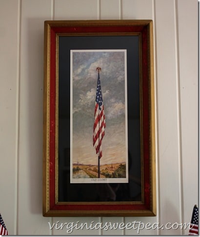 Vintage "Old Glory" Flag Print - virginiasweetpea.com