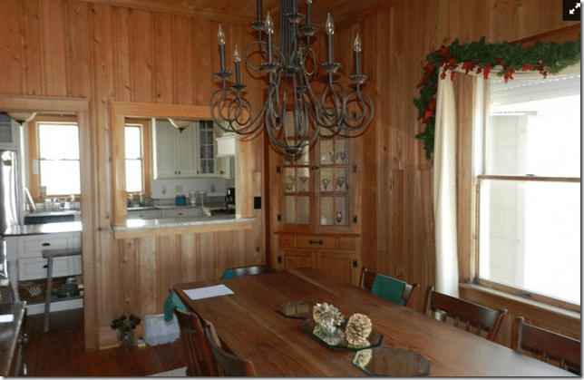 Dining Room - Photo taken before 1946 Nags Head house was moved.