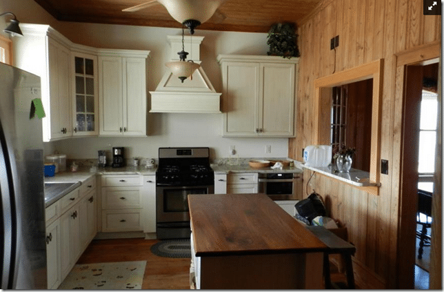 Kitchen - Photo taken before 1946 Nags Head beach house was moved.