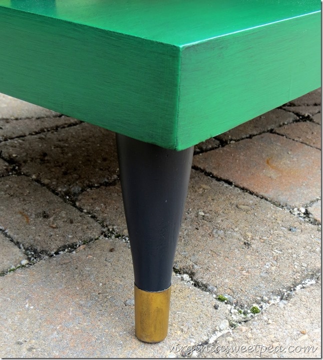 Mid-Century Coffee Table Leg Detail