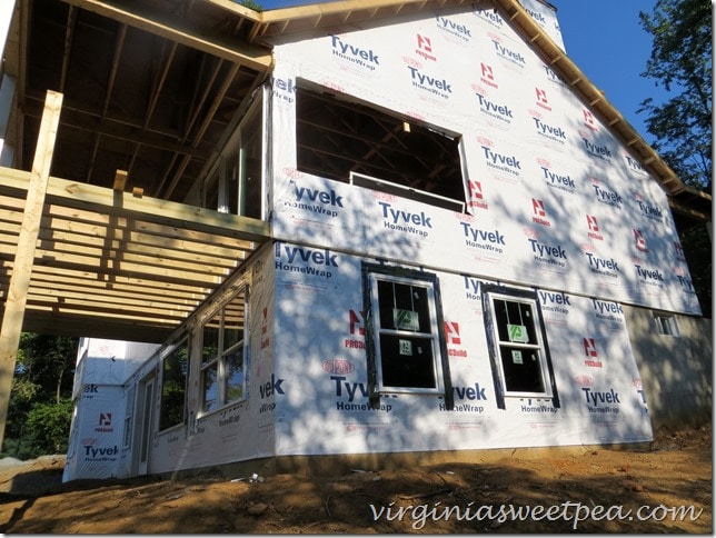 Building a House at Smith Mountain Lake, VA - July 2015 progress #SML