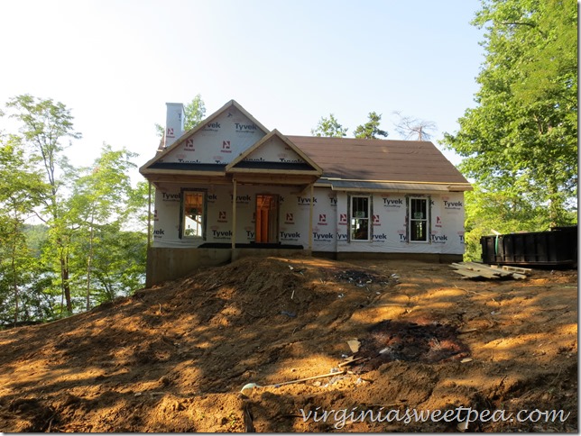 Building a House at Smith Mountain Lake, VA - July 2015 progress #SML