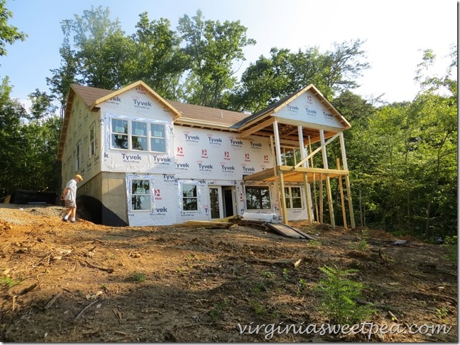 Building a House at Smith Mountain Lake, VA - July 2015 progress #SML