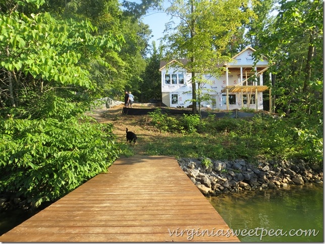 Building a House at Smith Mountain Lake, VA - July 2015 progress #SML