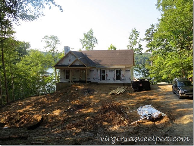 Building a House at Smith Mountain Lake, VA - July 2015 progress #SML