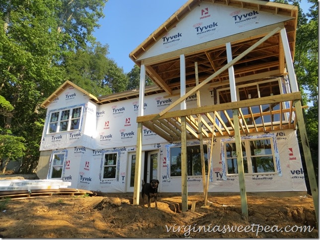 Building a House at Smith Mountain Lake, VA - July 2015 progress #SML