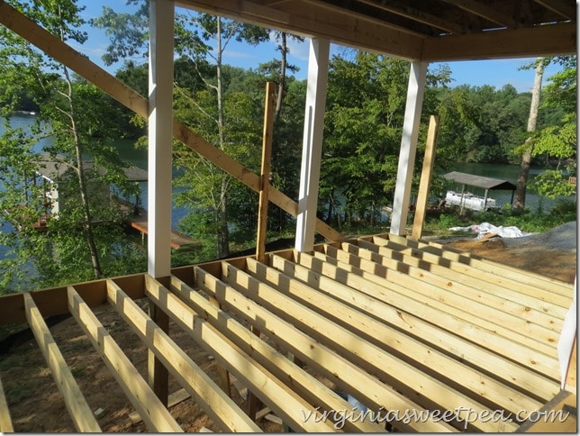 Smith Mountain Lake House - Covered Porch View