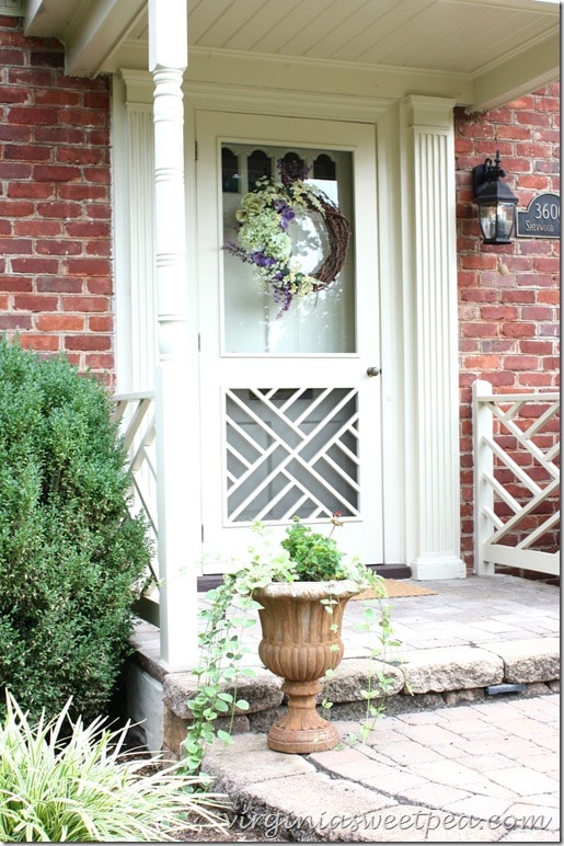Summer Wreath - Easy to Make and Perfect for a Front Door - virginiasweetpea.com