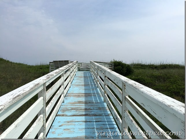 Original walkway to beach from 1946 Nags Head home.