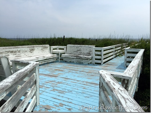 Original walkway to beach from 1946 Nags Head home.