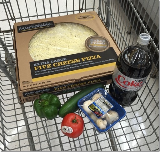 Pizza from Walmart