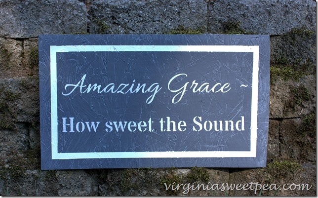 Make an Amazing Grace stenciled sign using this easy to follow tutorial.