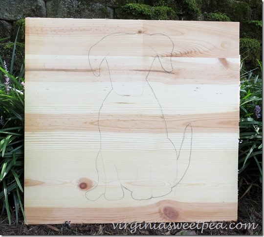 Using a jigsaw to cut an image out of wood isn't difficult. First draw or trace the image on the wood.