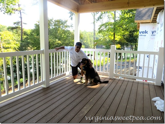 Sherman Skulina enjoys the deck at SML in Virginia.