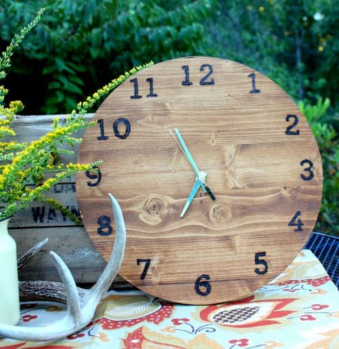 Make your own wood clock