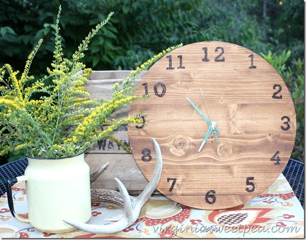 Make your own DIY clock. It's not as hard as you think! virginiasweetpea.com