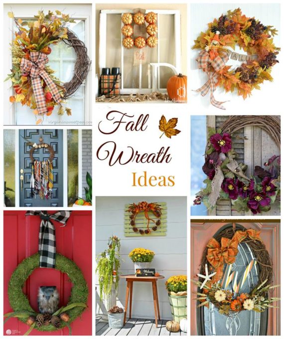 Fall Ideas Tour - Eight Wreath Ideas