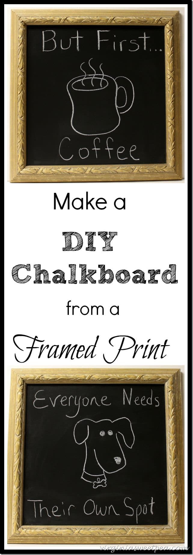 How-to-make-a-diy-chalkboard-from-a-framed-print-virginiasweetpea