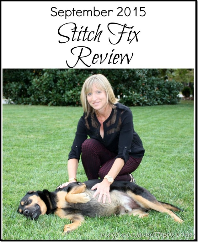 September 2015 Stitch Fix Review - Fix #28! virginiasweetpea.com