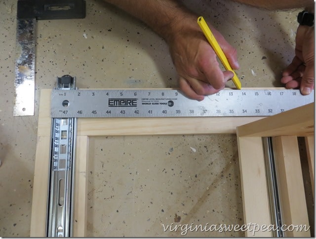 Marking Drawer Slide Placement