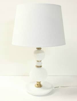 Milk Glass Lamp Makeover