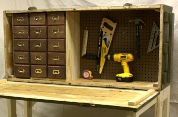 Russian Rifle Crate to DIY Workbench