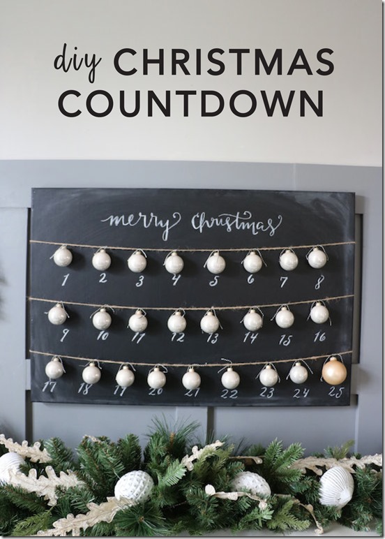 DIY Christmas Countdown Craft