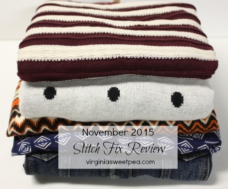 Stitch Fix Review - November 2015