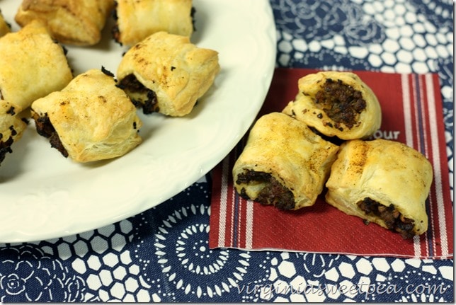 Spicy Sausage Rolls - A Great Party Appetizer - These don't take long to make and are a great crowd pleaser.
