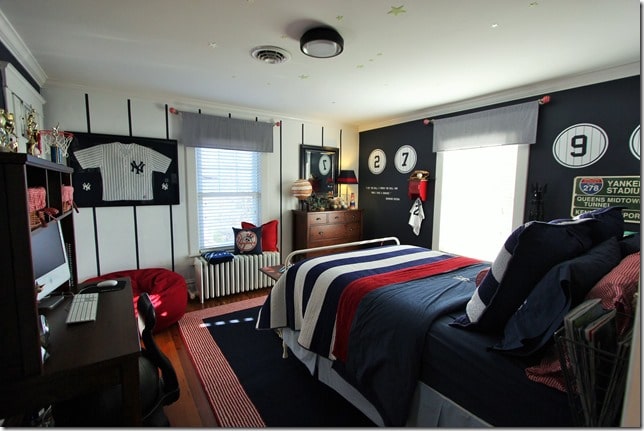 New York Yankees Themed Child's Bedroom