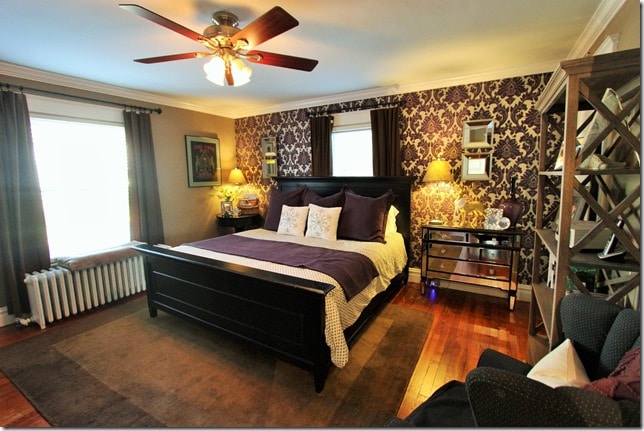 Elegant Master Bedroom in a 100 Year old Home