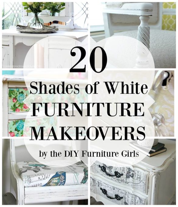 20 Shades of White Furniture Makeovers