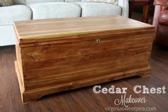 Cedar Chest Makeover - A handmade cedar chest gets a makeover without the use of paint.