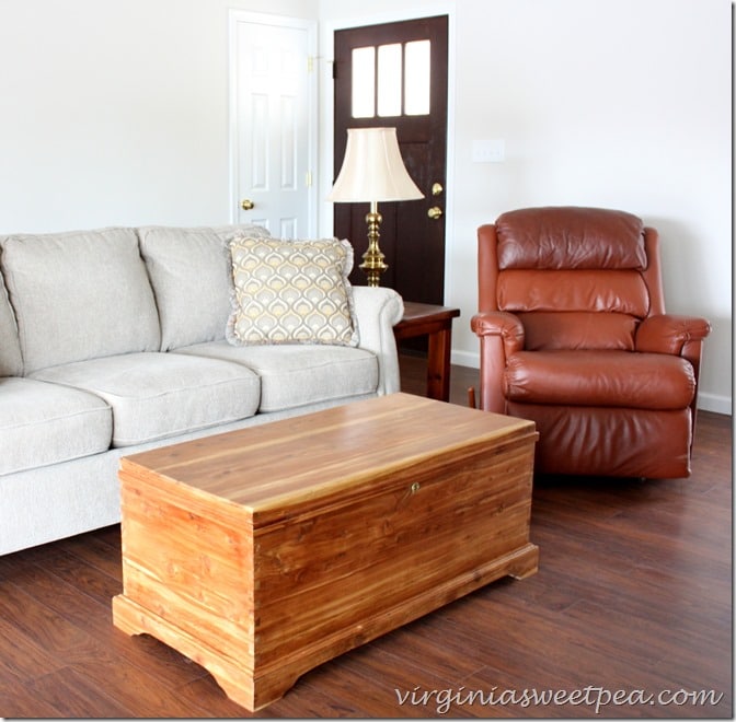 Cedar Chest Makeover - A handmade cedar chest gets refreshed.