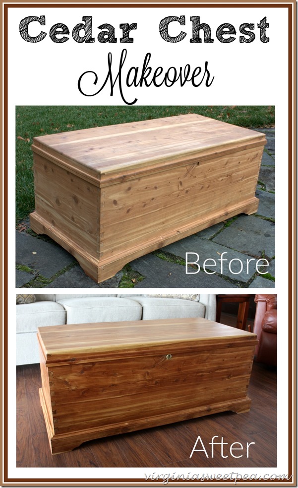 Cedar Chest Makeover - This handmade cedar chest got repaired and refreshed without the use of paint.