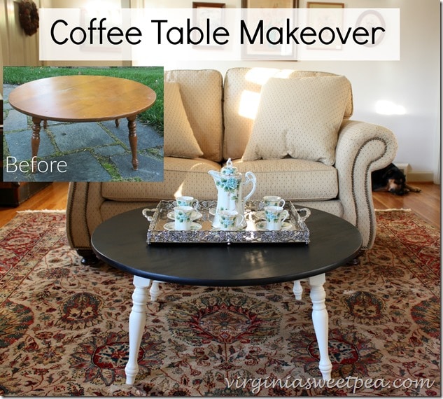 Coffee Table Makeover - Before and After