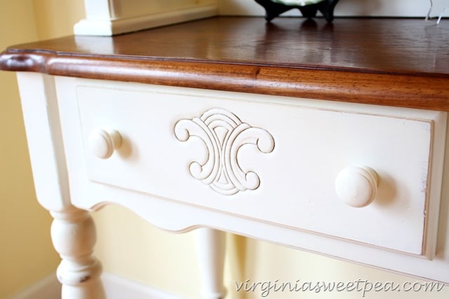 Farmhouse Style Hutch - Drawer Detail